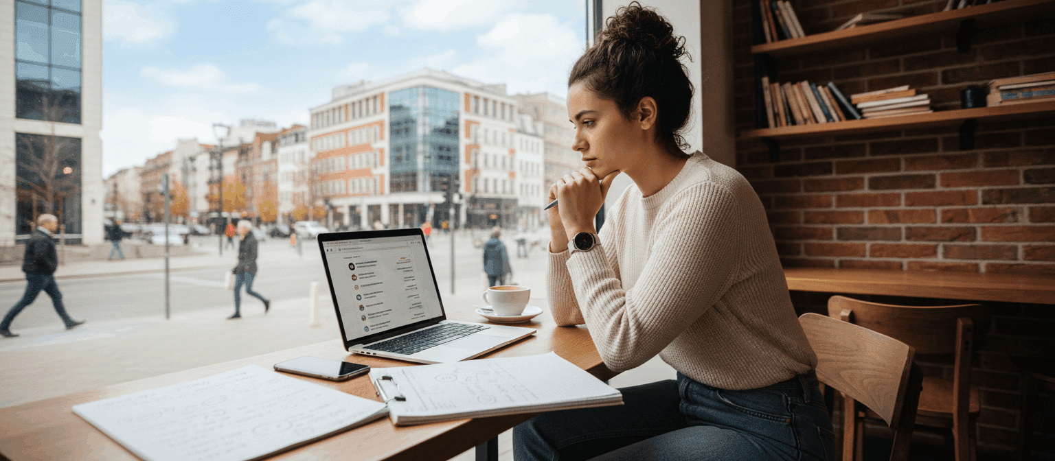 Соискатель изучает вакансии